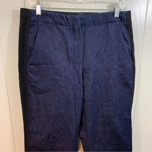 Rag & Bone Dark Blue Trouser Tuxedo Bootcut Split Hem Pockets Career Jeans 8 - Picture 2 of 12